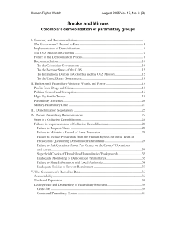 Smoke and Mirrors - Human Rights Watch