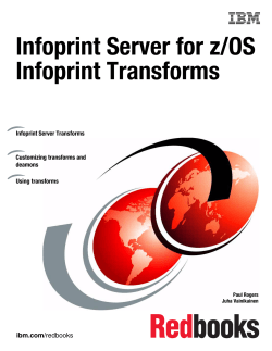 Infoprint Server for z/OS Infoprint Transforms