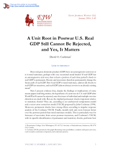 A Unit Root in Postwar U.S. Real GDP Still Cannot Be Rejected, and