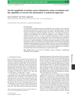 On the amplitude of surface waves obtained by noise correlation