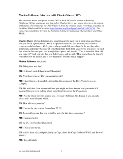 Interview with Charles Shere