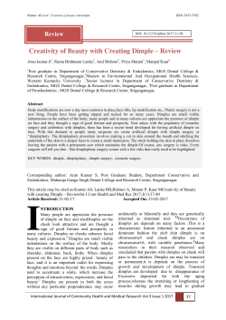 Creativity of Beauty with Creating Dimple &ndash; Review