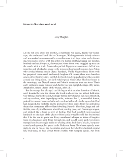 Joy Baglio How to Survive on Land