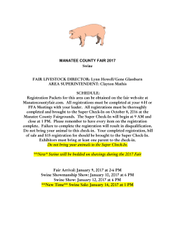 **New* Swine will be bedded on shavings during the 2017 Fair Fair