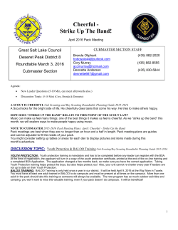 Cheerful - Strike Up The Band!