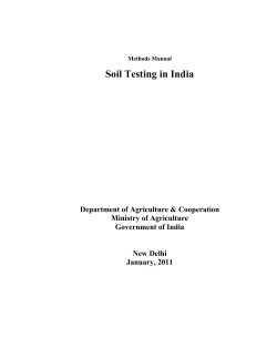 soil testing