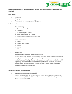 Please be advised there is a 250 word maximum for every open