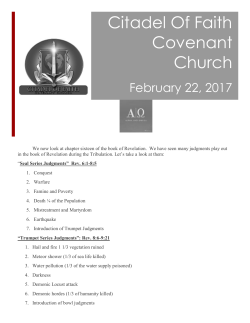 February 22, 2017 - Citadel of Faith Covenant Church