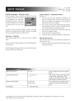 Hot Dogs - Curriculum Plus