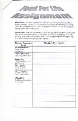Assessment Professional Learning Sample