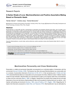 PDF - Europe`s Journal of Psychology