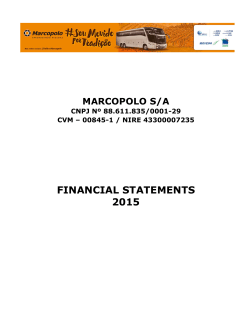 FINANCIAL STATEMENTS 2015