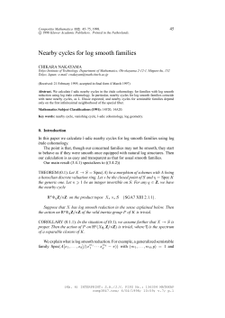 Nearby cycles for log smooth families