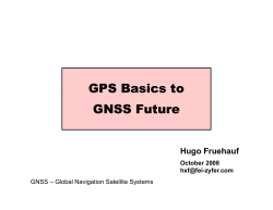 GPS Basics to GNSS Future - Frequency Electronics Inc