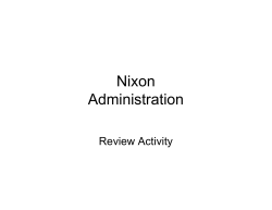 Nixon Review Activity