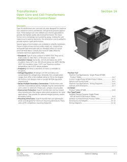 Transformers - GE Industrial Solutions