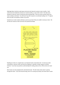 e6.how to read water meter - Highridge Water Authority