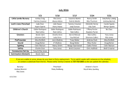 July 2016 - Riverwind Church