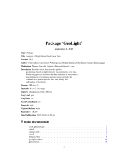 Package `GeoLight`