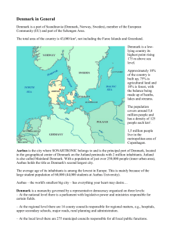 Denmark in General
