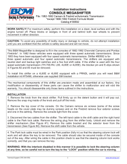 Installation Instructions