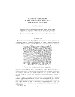 unpublished notes - University of Pennsylvania