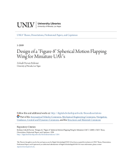 Design of a "Figure-8" Spherical Motion Flapping Wing for Miniature