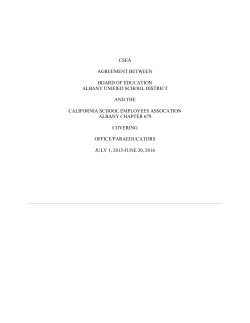 CSEA - Albany Unified School District