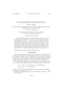 nuclear effects in proton decay