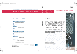 Catalytic oxidation of chlorinated volatile organic compounds