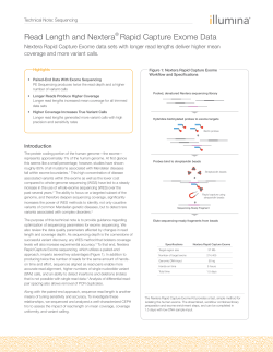 Read Length and Nextera Rapid Capture Exome Data