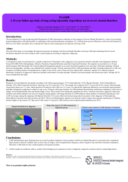 P.3.d.058 A 10 year follow-up study of long acting injectable