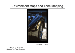 Environment Maps and Tone Mapping