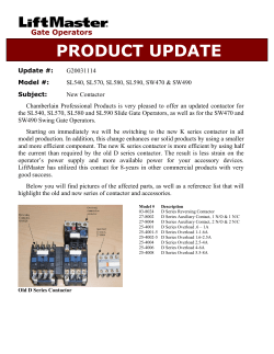 New K Series Contactor