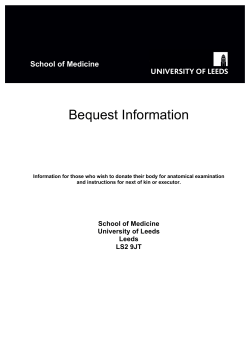 Bequest Information