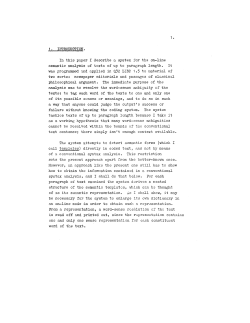 interactive semantic analysis of english paragraphs