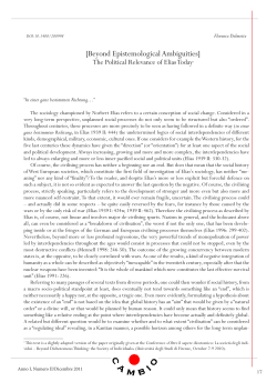 Beyond Epistemological Ambiguities