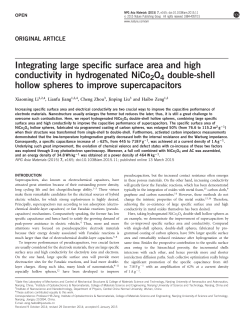Integrating large specific surface area and high conductivity