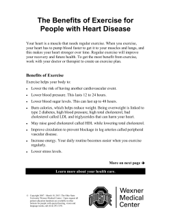 The Benefits of Exercise for People with Heart Disease