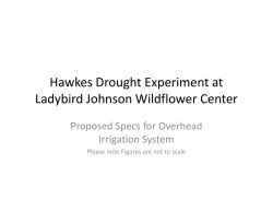 Project Plot Information - Irrigation Technology Center