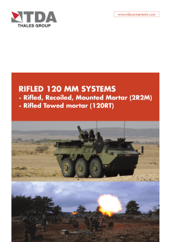 rifled 120 mm systems - Thales TDA Armements SAS