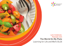 The World On My Plate