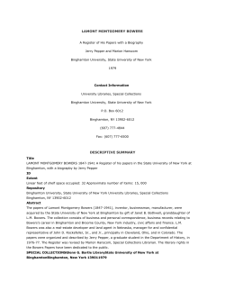 LAMONT MONTGOMERY BOWERS