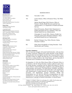 MEMORANDUM Date: November 7, 2016 TO: Carole Johnson