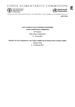 REP17/SCH - Food and Agriculture Organization of the United Nations