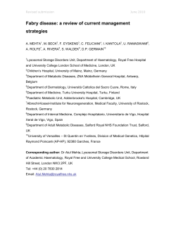 Fabry disease: a review of current management