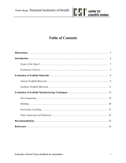 Table of Contents - Wustl Engineering