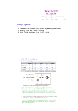 Today`s Agenda: March 12, 2103