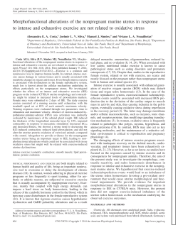 Morphofunctional alterations of the nonpregnant murine uterus in