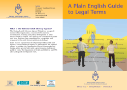 A plain English guide to legal terms